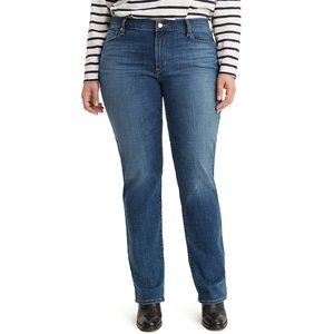 Levi's Signature Stretch Mid Rise Straight Jeans
